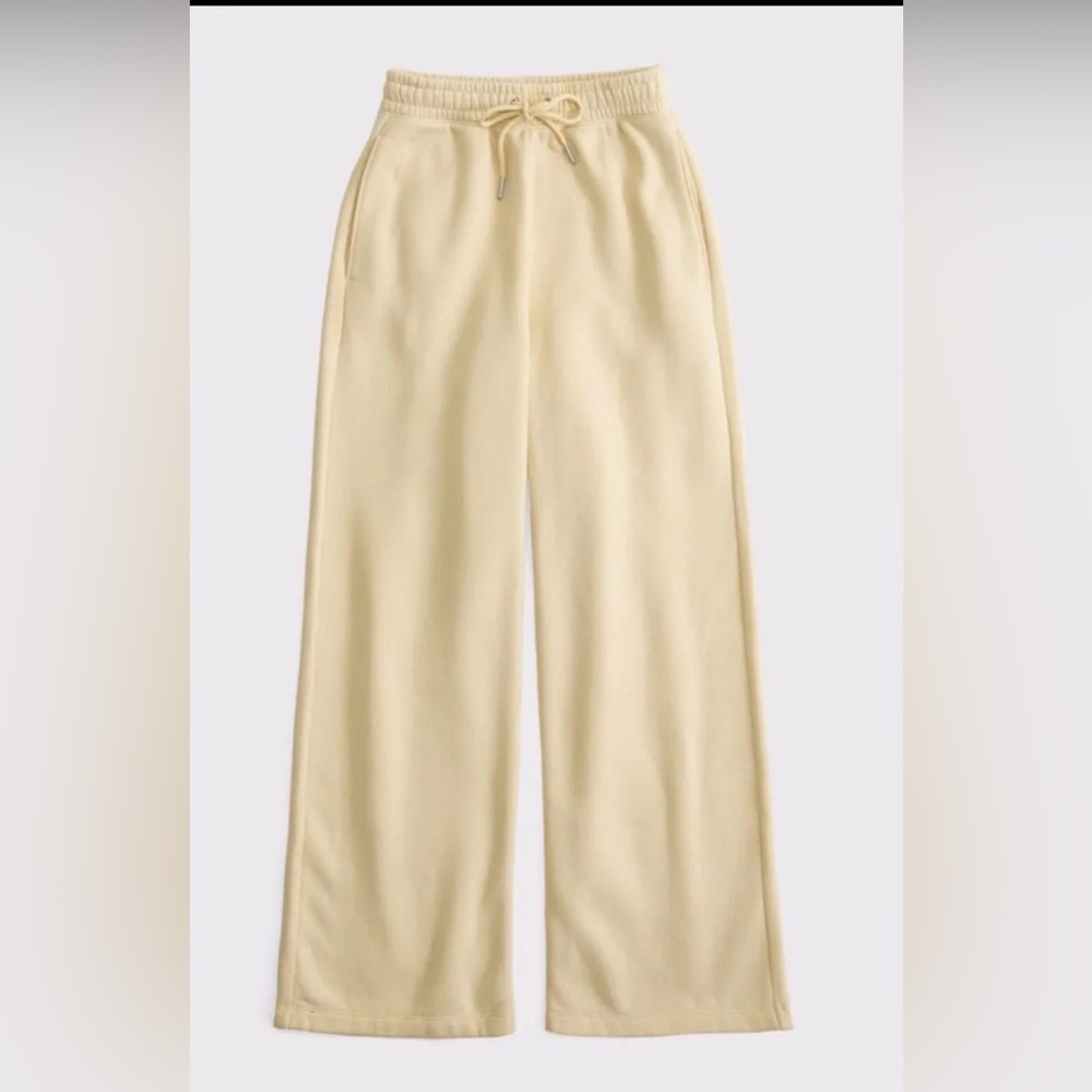 Free Haven Neutral Wide-Leg Lounge Pants – Elevated Minimalist Style Women’s L - Picture 2 of 13